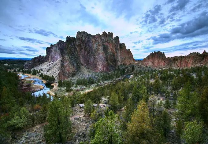 Location near an off-grid home in Oregon