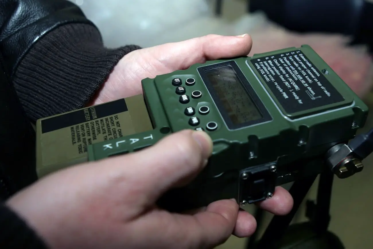 Man using one of the best survival radios