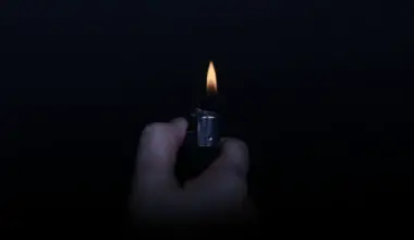 Man holding the best windproof lighter